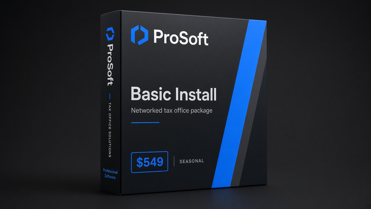 ProSoft Basic Install retail software package box $549
