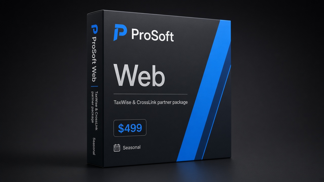 ProSoft Web retail software package box $499